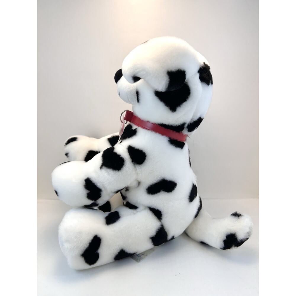 Build A Bear Be Mine Dalmatian Plush Puppy Dog Heart Patch Original Necklace 09 - Picture 4 of 11